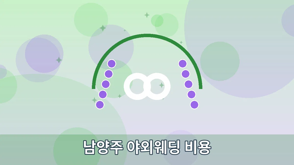 남양주 야외웨딩 비용 안내 이미지 4