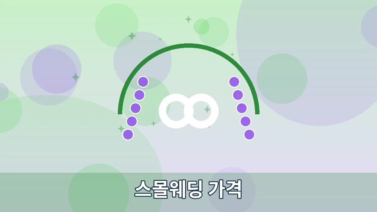 스몰웨딩 가격 안내 이미지