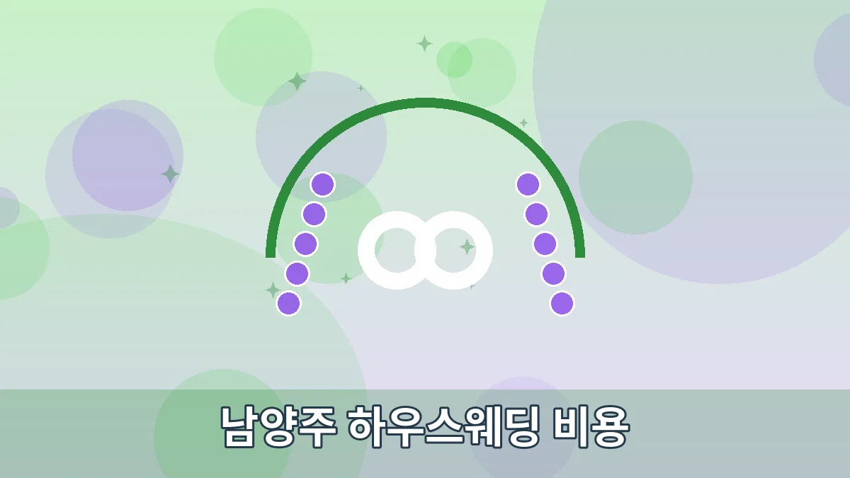 남양주 하우스웨딩 비용 안내 이미지 4