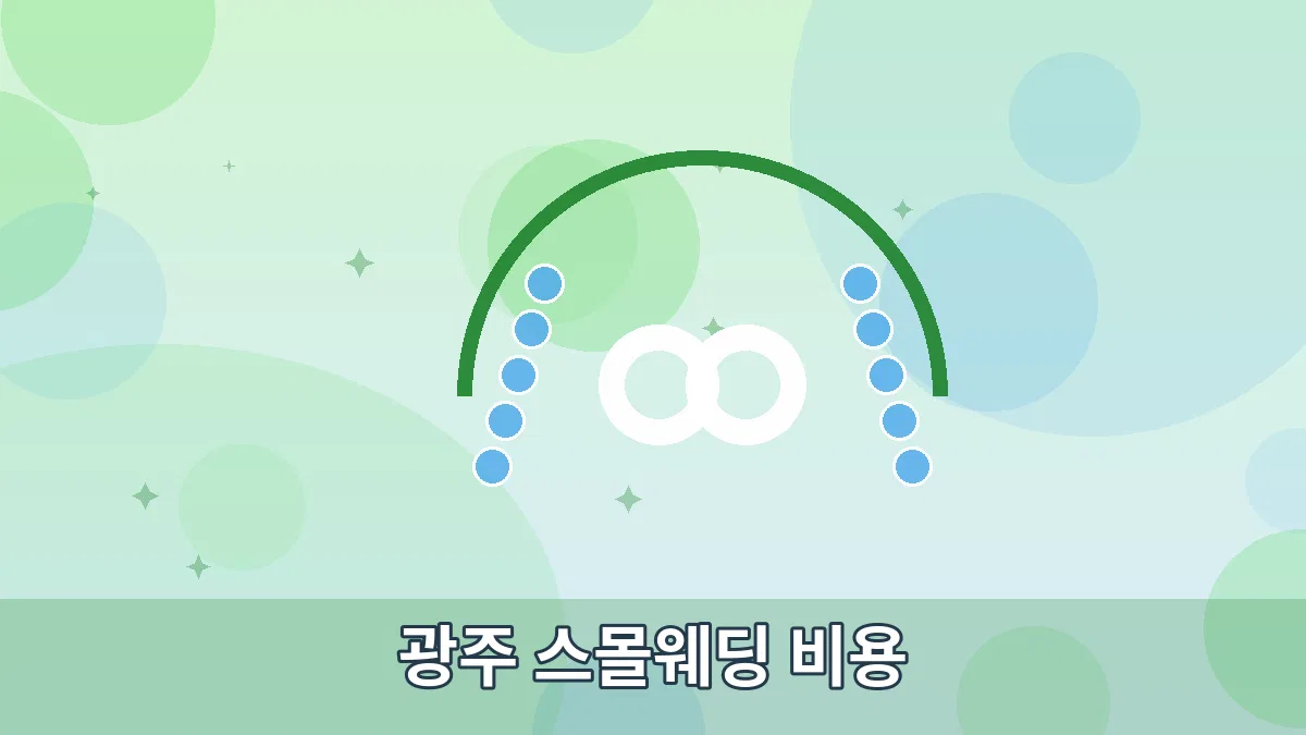광주 스몰웨딩 비용 안내 이미지 2