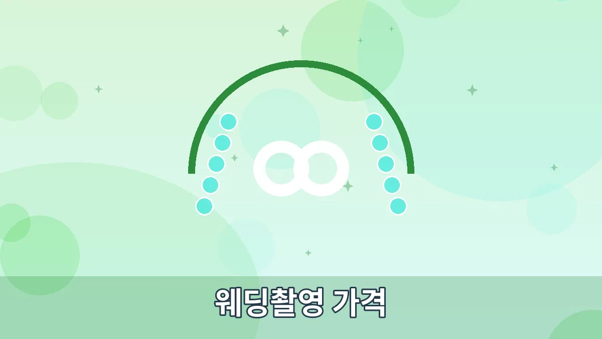 웨딩촬영 가격 안내 이미지 1